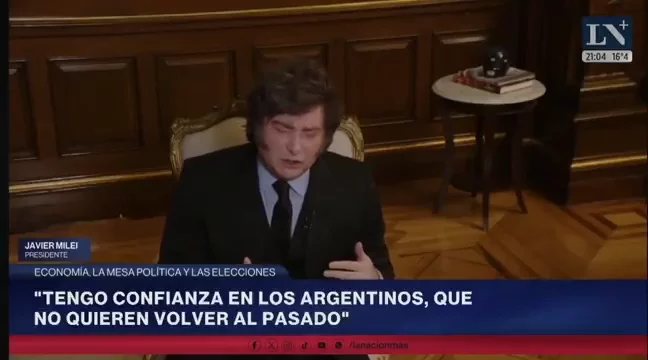 Milei habló de 30 mil terroristas expulsados