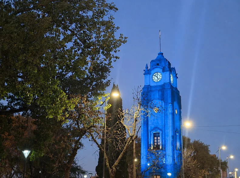 Reloj Público Azul 2026