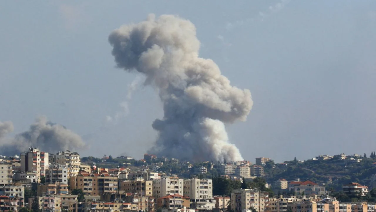 Bompardeos en Libano
