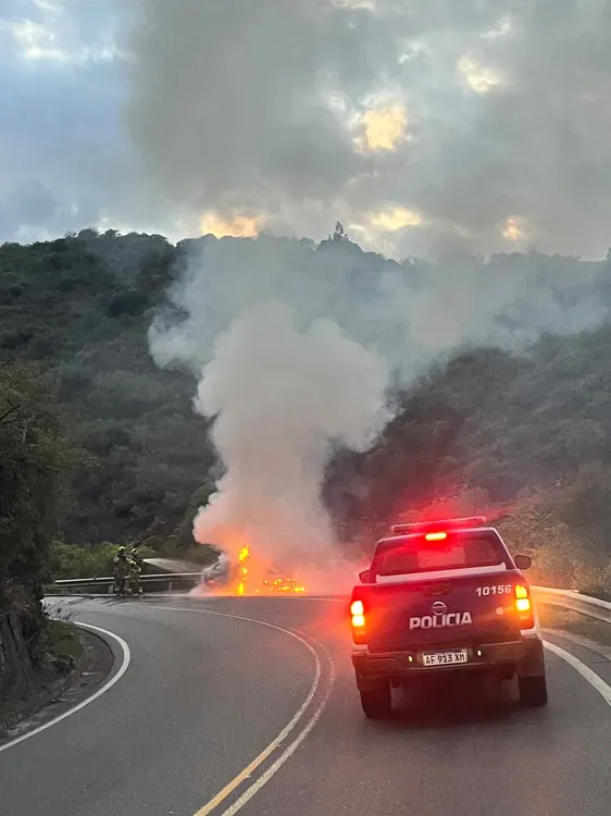 Ruta 5 - Incendio de vehiculo