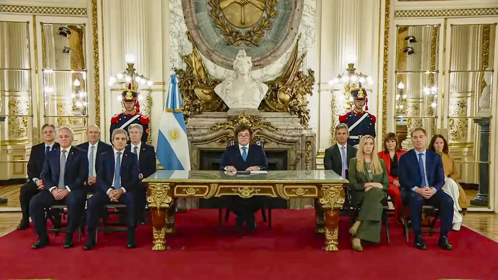 Javier Milei - Cadena nacional BCRA
