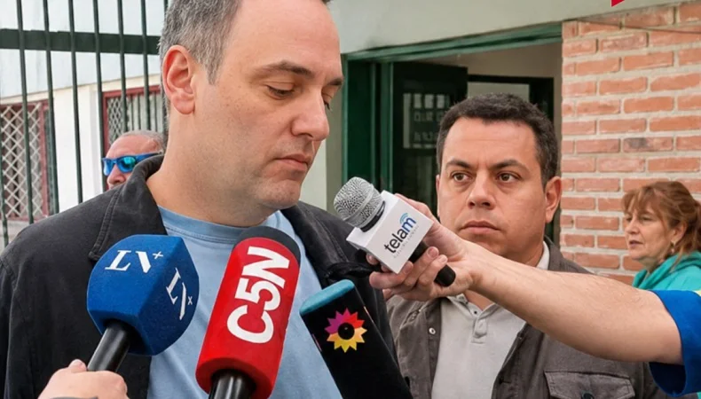 Adorni, Manuel micrófonos 2025