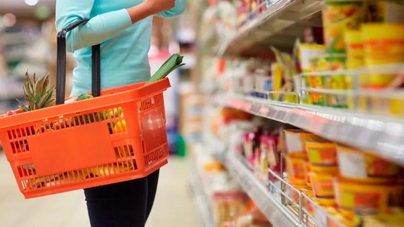 Canasta básica alimentaria supermercado