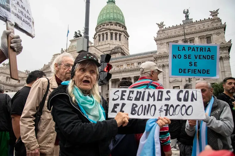 Marcha jubilados Buenos Aires 2025
