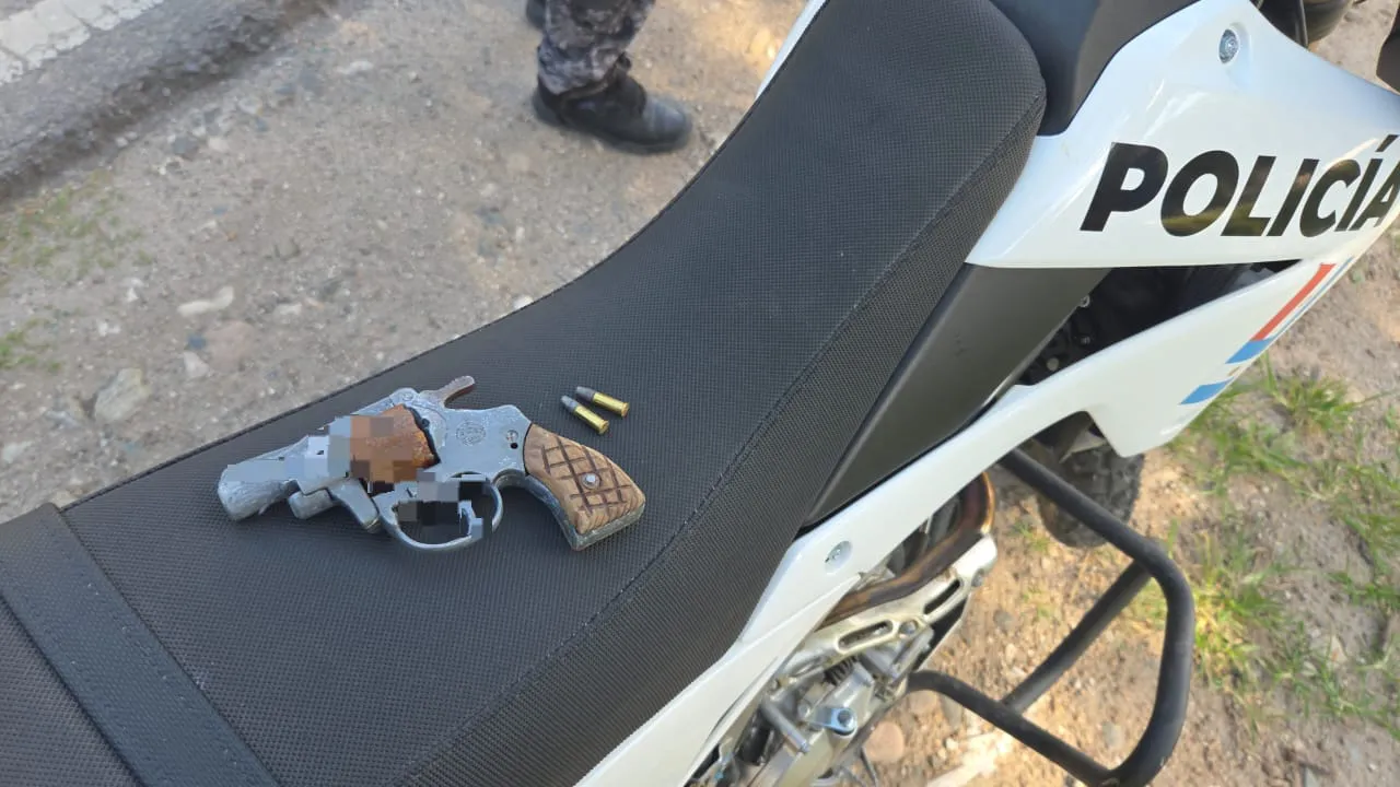 Revolver descartado Anisacate