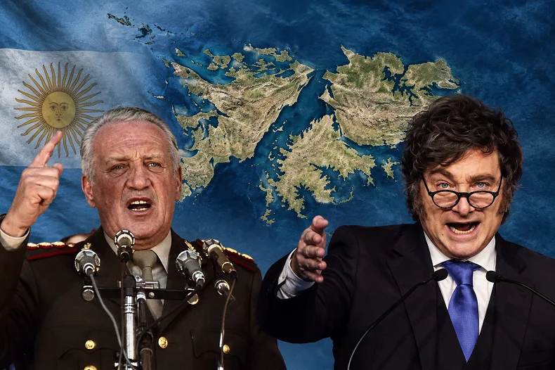 Galtieri Milei Malvinas